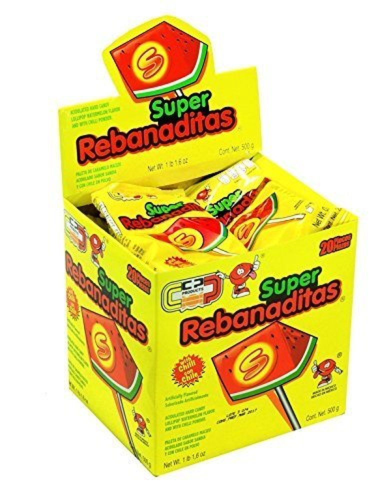 Candy Pop Rebanaditas Mexican Candy (Rebanadita Sandia Display)