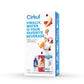 Cirkul 12oz. BPA-Free Plastic Water Bottle Starter Kit with Blue Lid, 2 Flavor Cartridges (1 LifeSip Fruit Punch and 1 FitSip Mi