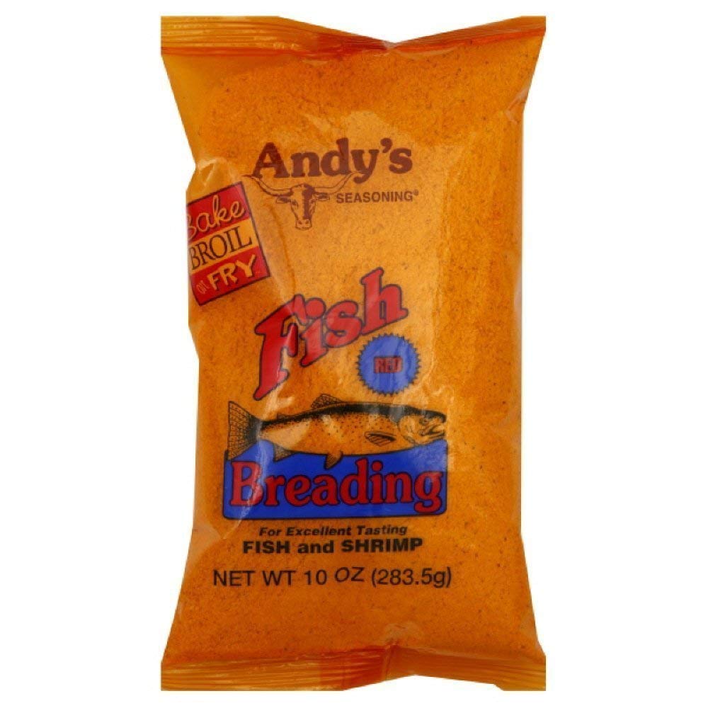 Andys Breading Fish Red (Package of 6)