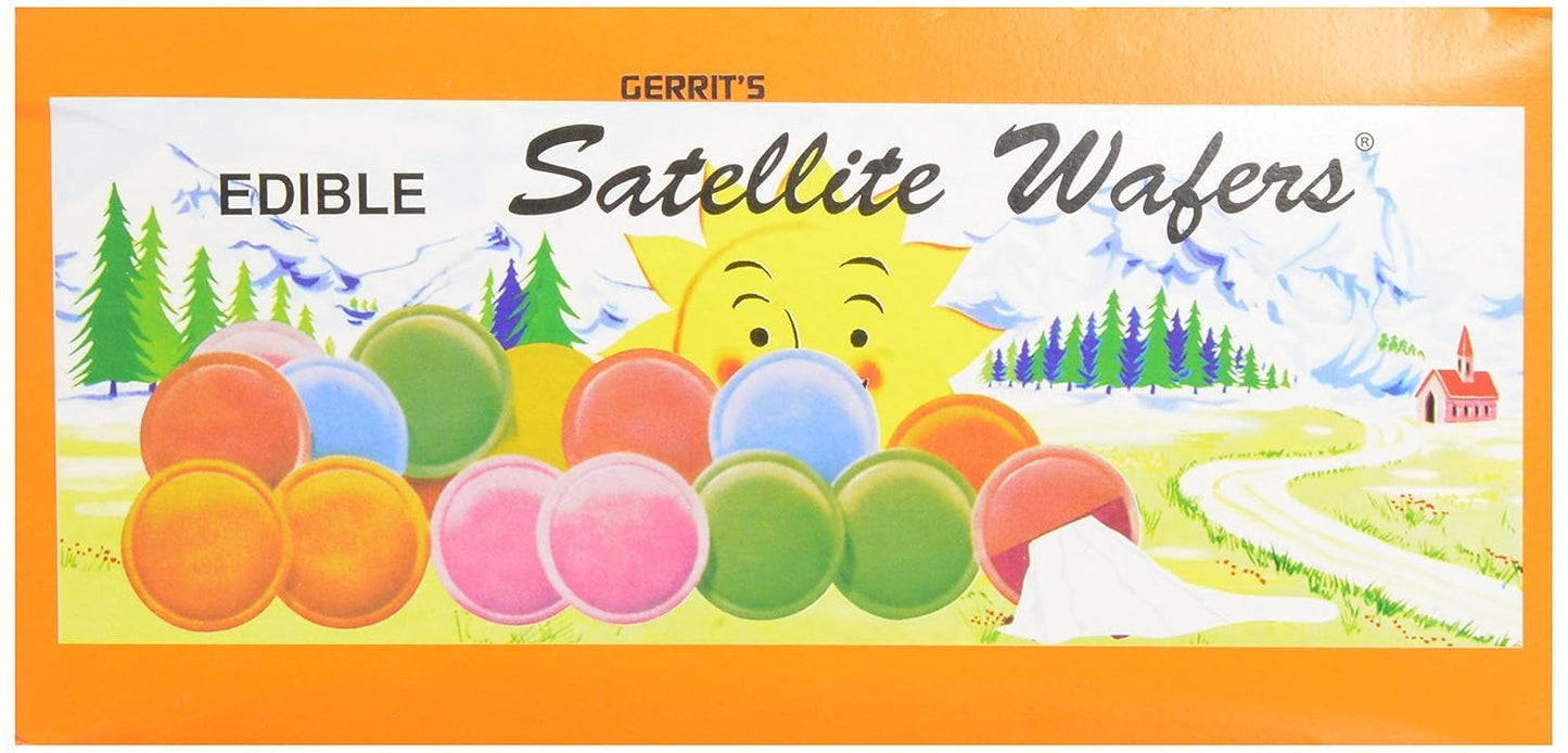Gerrit'S Satellite Wafers - 240 Pieces - Filled With Sour Powder - 10.5Oz