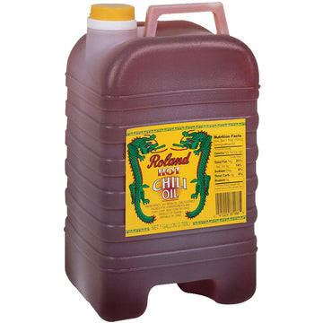 Roland Foods Hot Chili Infused Oil, Specialty Imported Food, 1 Gallon