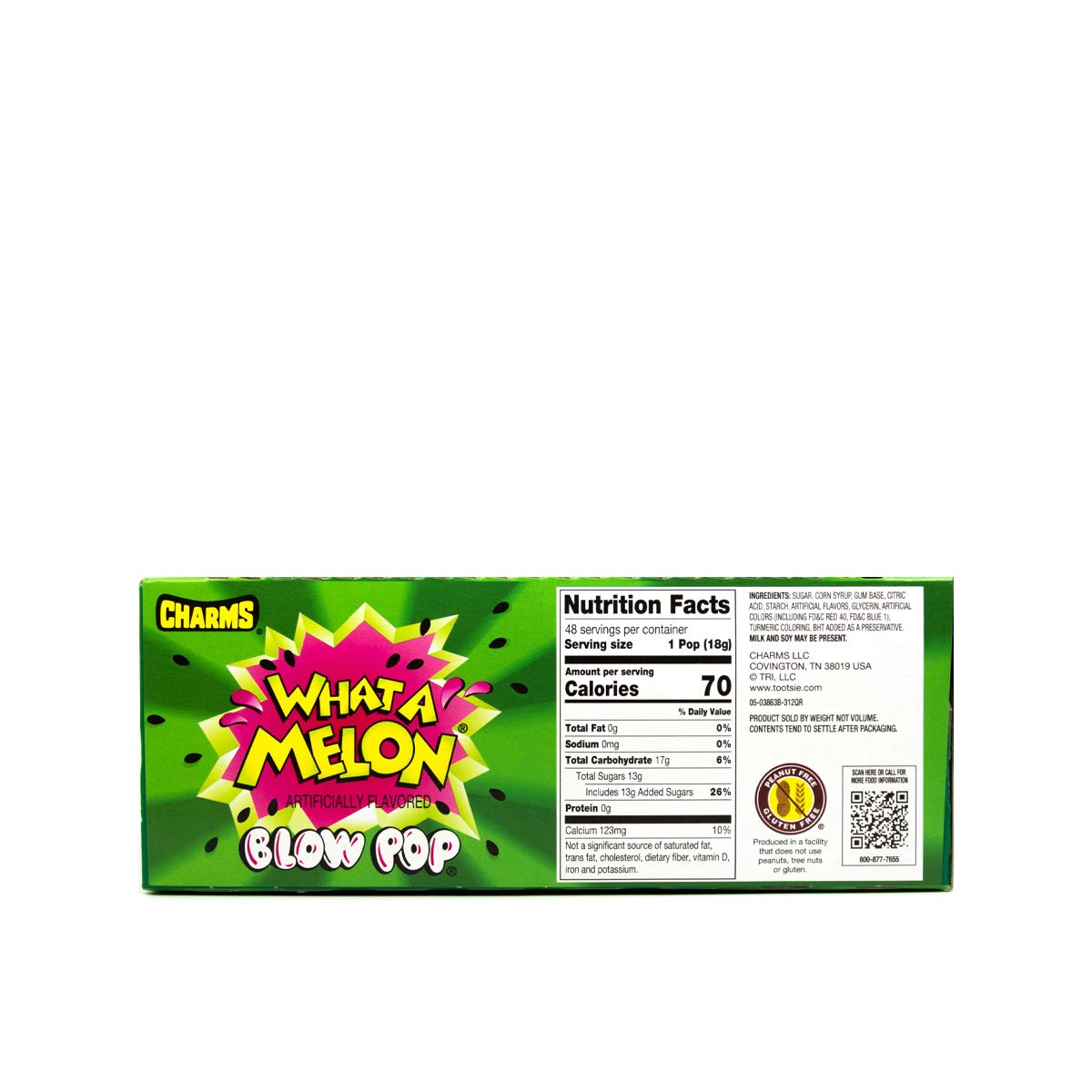 Charms Blow Pops, What-A-Melon Flavor, 48 Count (Pack Of 1)