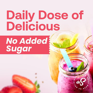 Dr. Smoothie 100% Crushed Strawberry - No Added Sugar, Made With Real Fruits/Fruit Juice - Vegan, No Artificial Colors Or Flavor