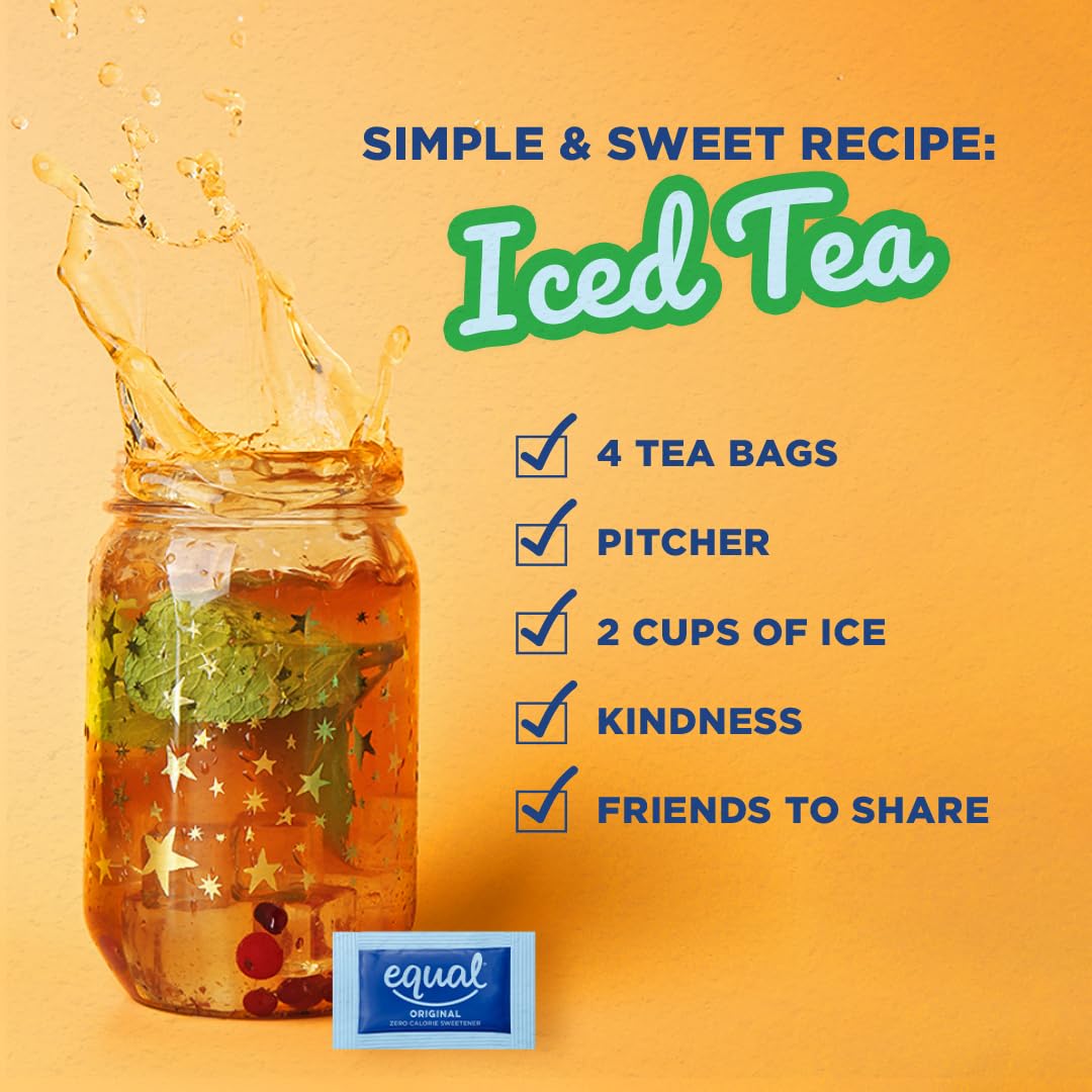 Equal 0 Calorie Sweetener, Sugar Substitute, Zero Calorie Sugar Alternative Sweetener Packets, Sugar Alternative, 230 Count, Pac