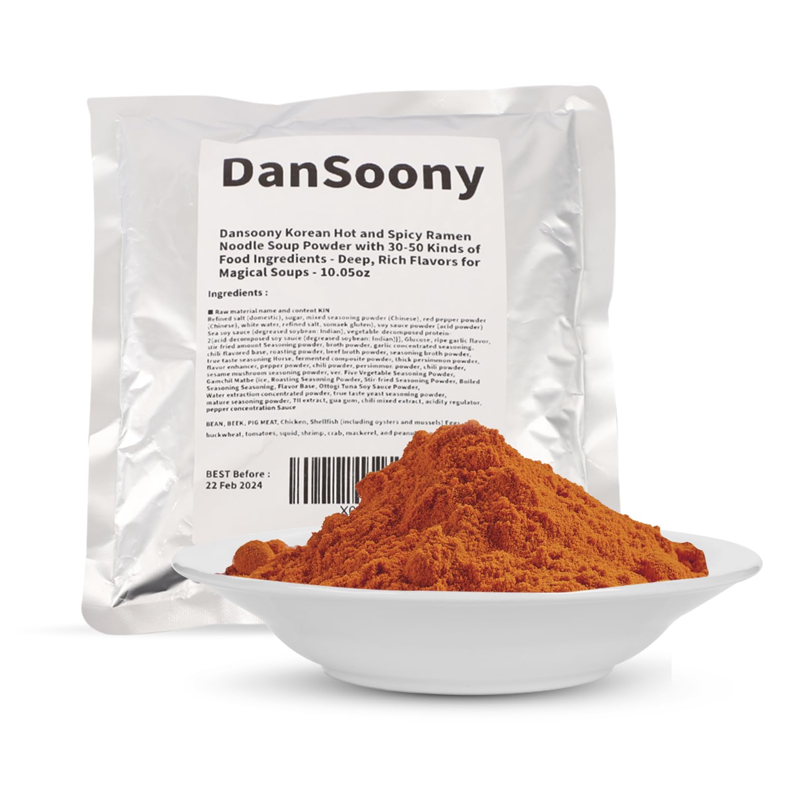 Dansoony Korean Hot And Spicy Ramen Noodle Soup Powder With 30-50 Kinds ...
