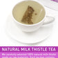 Olvvla Premium Milk Thistle Tea Bags - 70 Count - 100% Natural, Caffeine-free, Non-GMO Herbal Tea