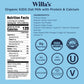 Willa s Organic Kid s Oat Milk Unsweetened with 8g Protein & 240g Calcium  Plant-Based Milk for Kids  Dairy-Free  Low Sugar  2g Fiber - 32 oz  6 Pack