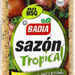 Badia Sazon Tropical, 1.75 lbs - Zesty Blend for Meats, Poultry, Seafood