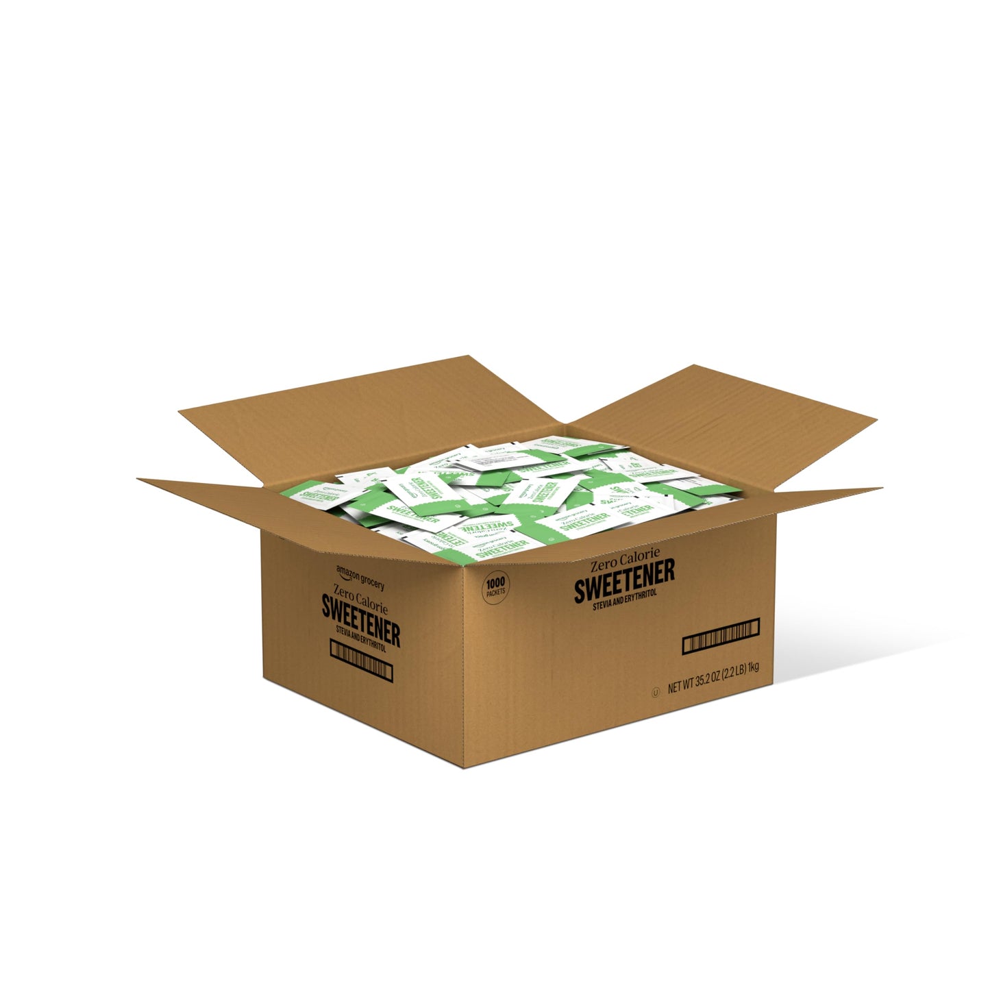 Amazon Grocery Zero Calorie Sweetener Packets, 1000 Count (Previously Happy Belly)