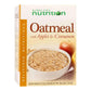 Nutmeg State Nutrition High Protein Oatmeal - 15g Protein, Low Calorie, High Fiber, Apples and Cinnamon, 7.28 Ounce Pack