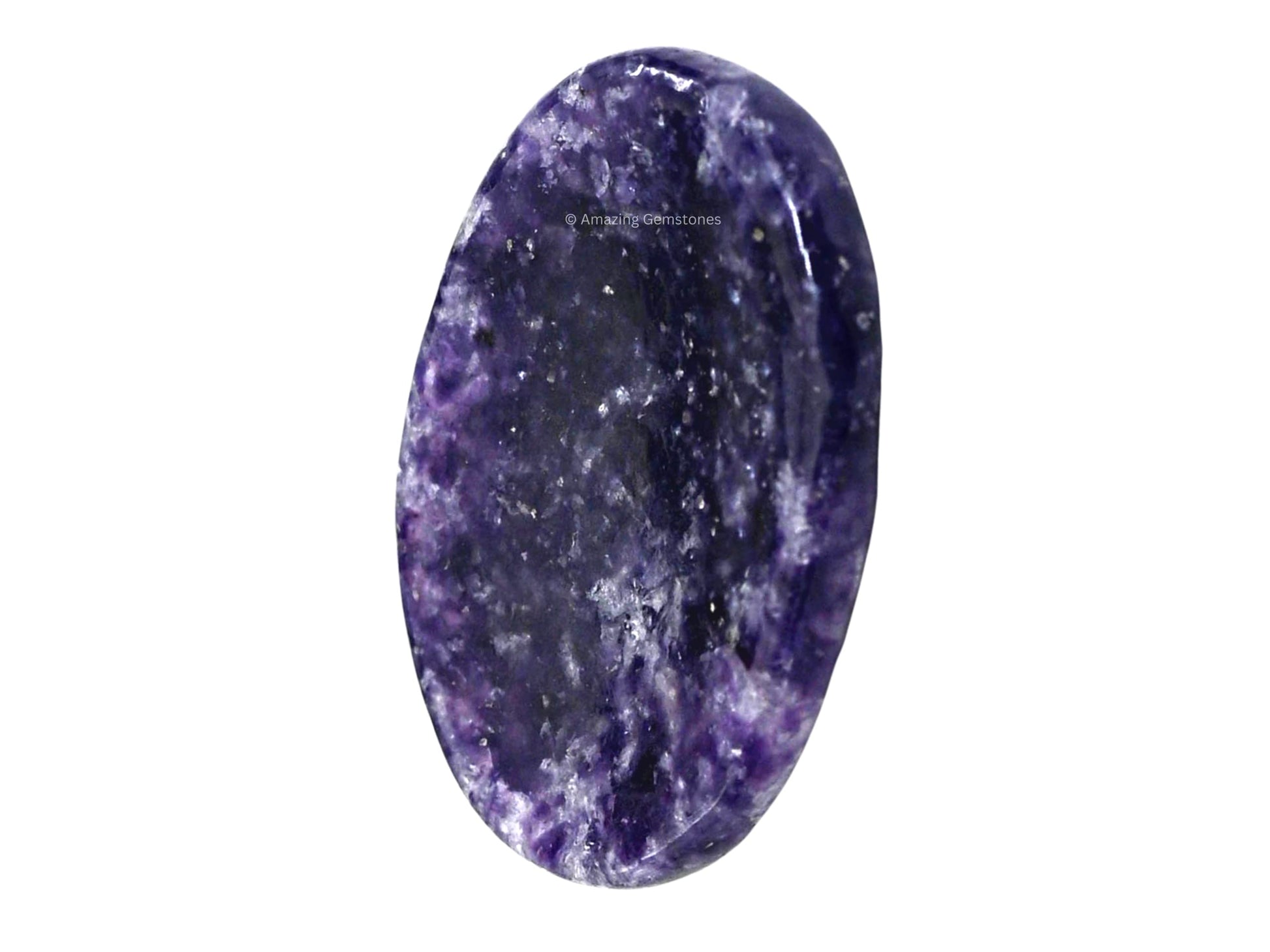 Amazing Gemstone Lepidolite Crystal Worry Stones For Anxiety - Thumb Worry Stone For Stress Meditation, Anxiety Relief Items Hea
