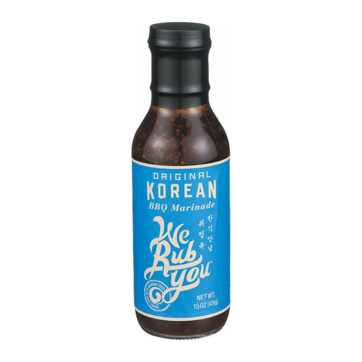 We Rub You Spicy Korean Barbeque Marinade, 15 Ounce - 6 per case.
