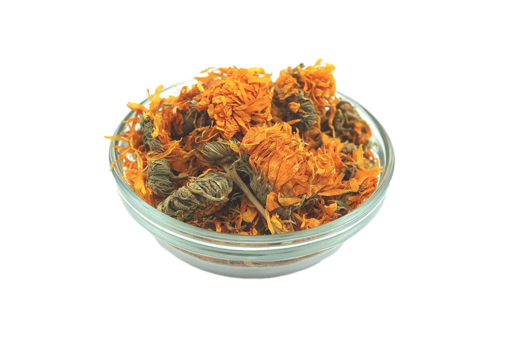 Traverse Bay Soap Company Calendula Flowers - 8oz Soap Making Supplies for Extracts, Tinctures, Teas, Salves, Creams, Lotions, Lip Balms