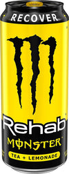 Monster Rehab Energy Drink, Tea Plus Lemonade, (Pack Of 12)