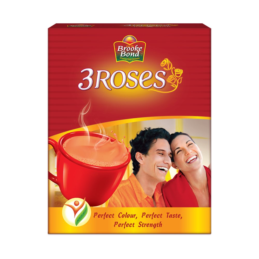 Brooke Bond 3 Roses Assam Dust Tea, 100 Gram