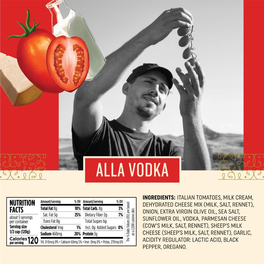 Botticelli Pasta Sauce 2-Pack, Alla spirit-inspired flavor, 24 oz each, Ideal for Pasta Dishes