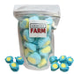 Airmont Farm Freeze-Dried Candy Salt Water Taffy - Passionfruit Flavor - 2 oz - Bite-Sized Pieces - Crunchy Snack