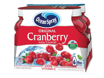 Ocean Spray Cranberry Cocktail Juice Drink, 10 Fl Oz (Pack of 6), 60 Fl Oz Total