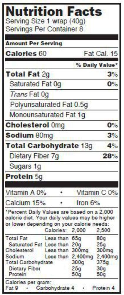 Tumaros Whole Wheat, 8 Count (Pack Of 6)