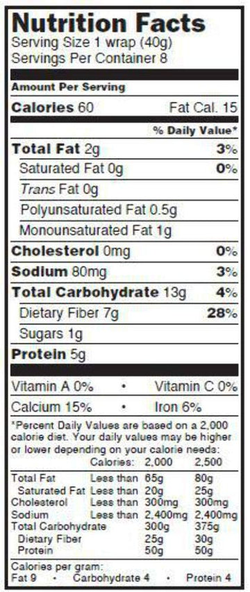 Tumaros Whole Wheat, 8 Count (Pack Of 6)