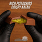 Gulluoglu Dubai Chocolate Kunafa with Pistachio - 3.4 oz (Pack of 5) - Fresh Daily Shipment, Perfect Gift for All Occasions