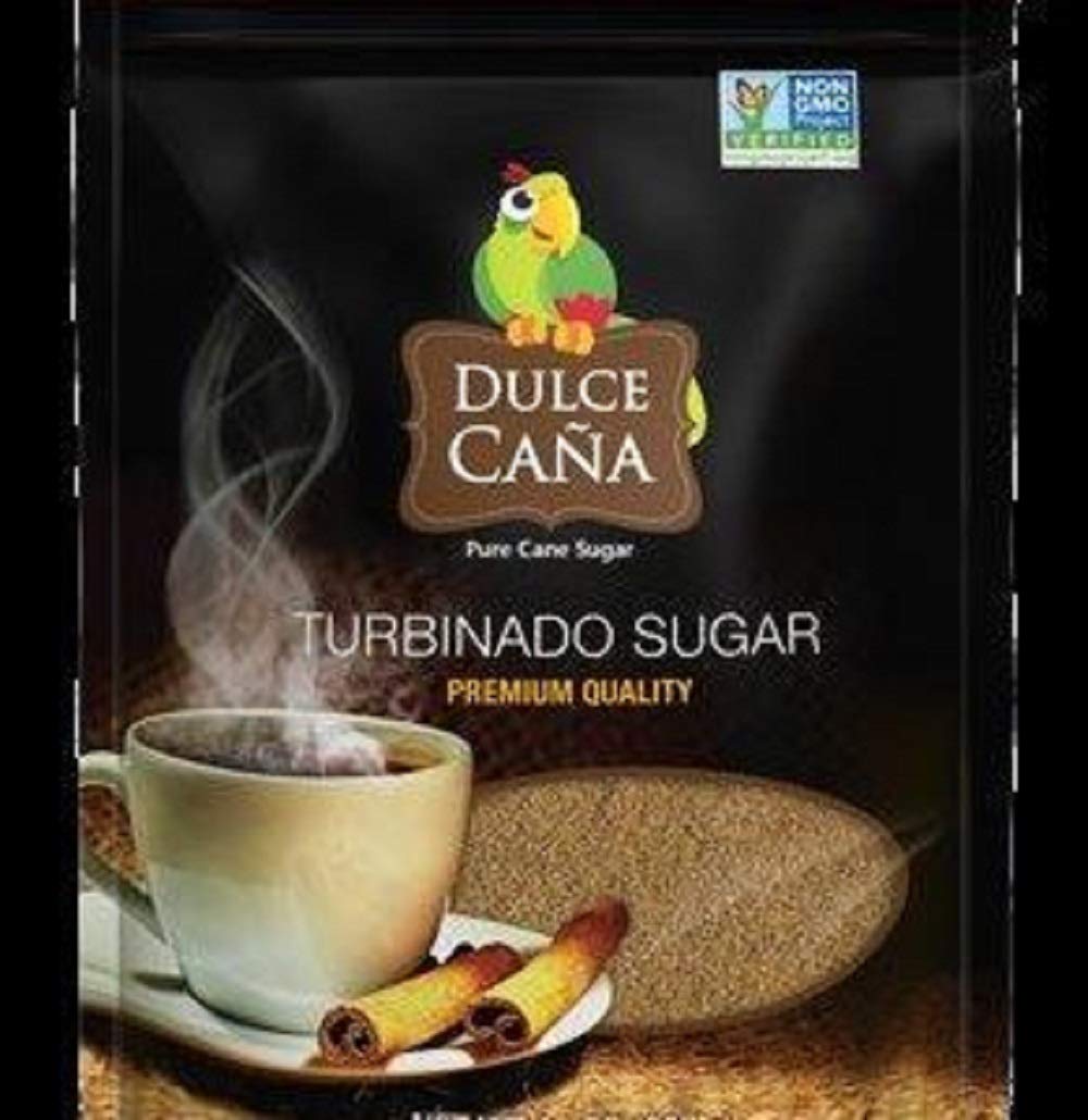 Dulce Caña Pure Cane Turbinado Sugar, Premium Quality, 32 Ounce Bag
