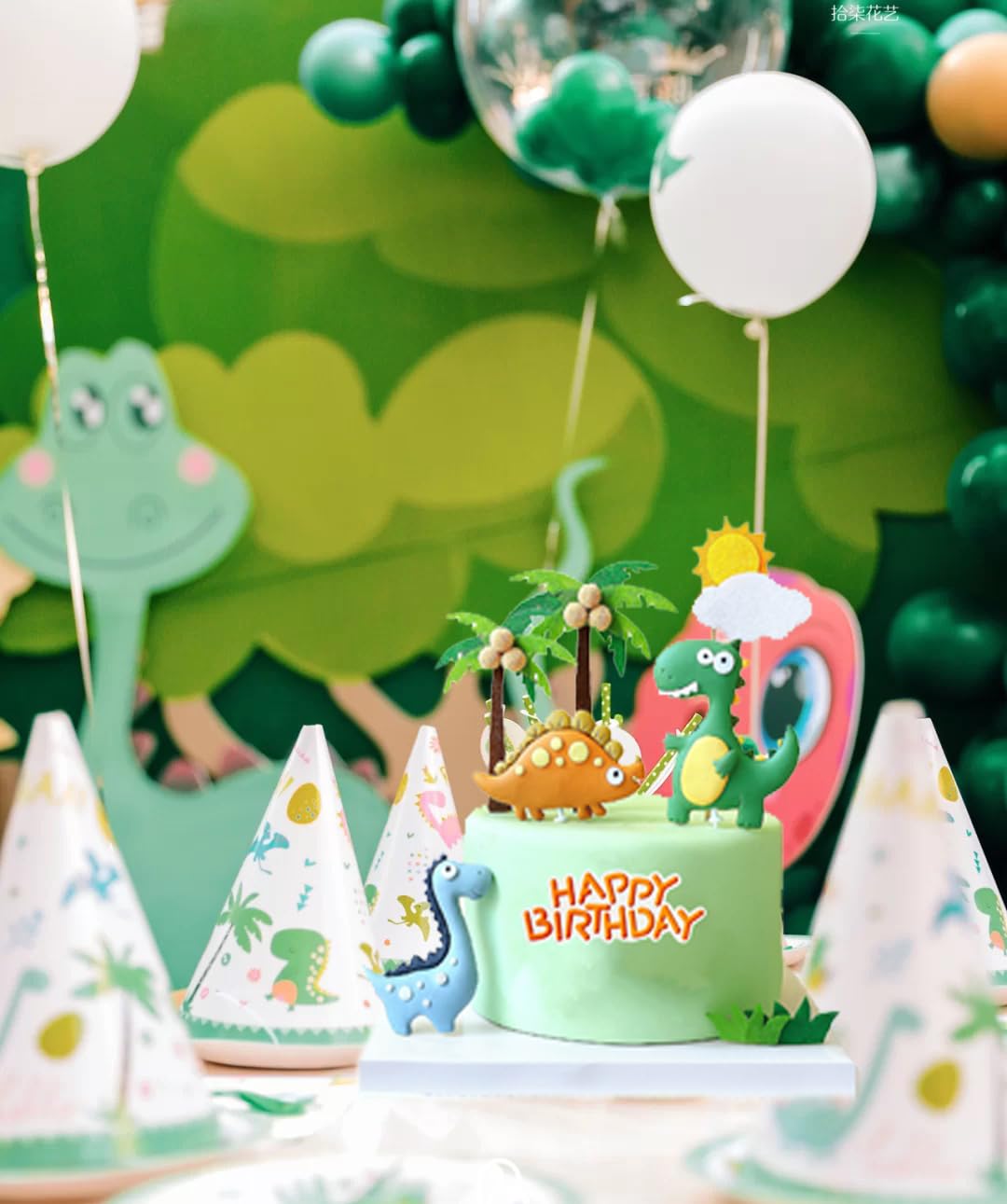 10Pcs Dinosaur Cake Decorations Dinosaur Cake Toppers Cake Decorations For Dinosaur Themed Party Kids Party Cake Decorations Din