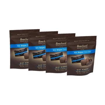 Bouchard Belgian Milk Chocolate (5.29 Oz / 150G) (Pack Of 4)