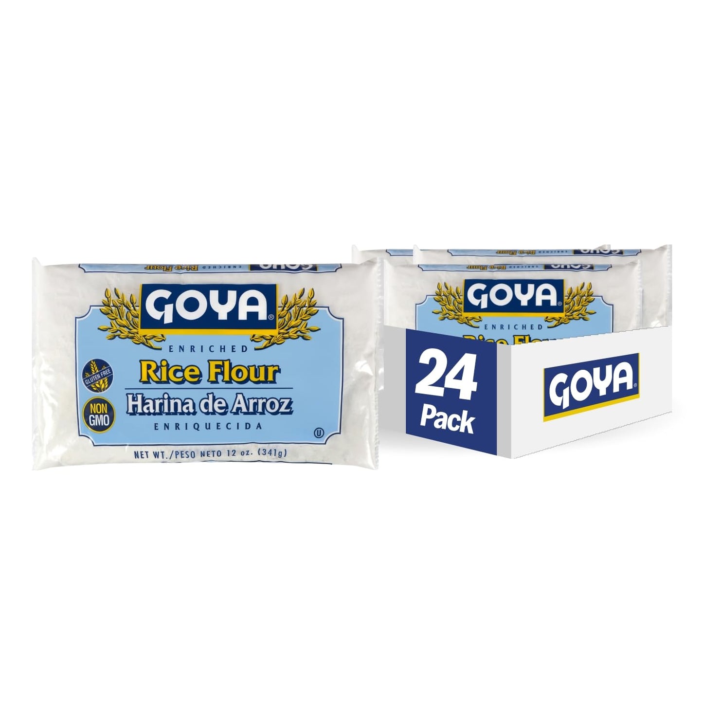 Goya Foods Enriched Rice Flour, 12 Ounce (Pack of 24), Model 5105