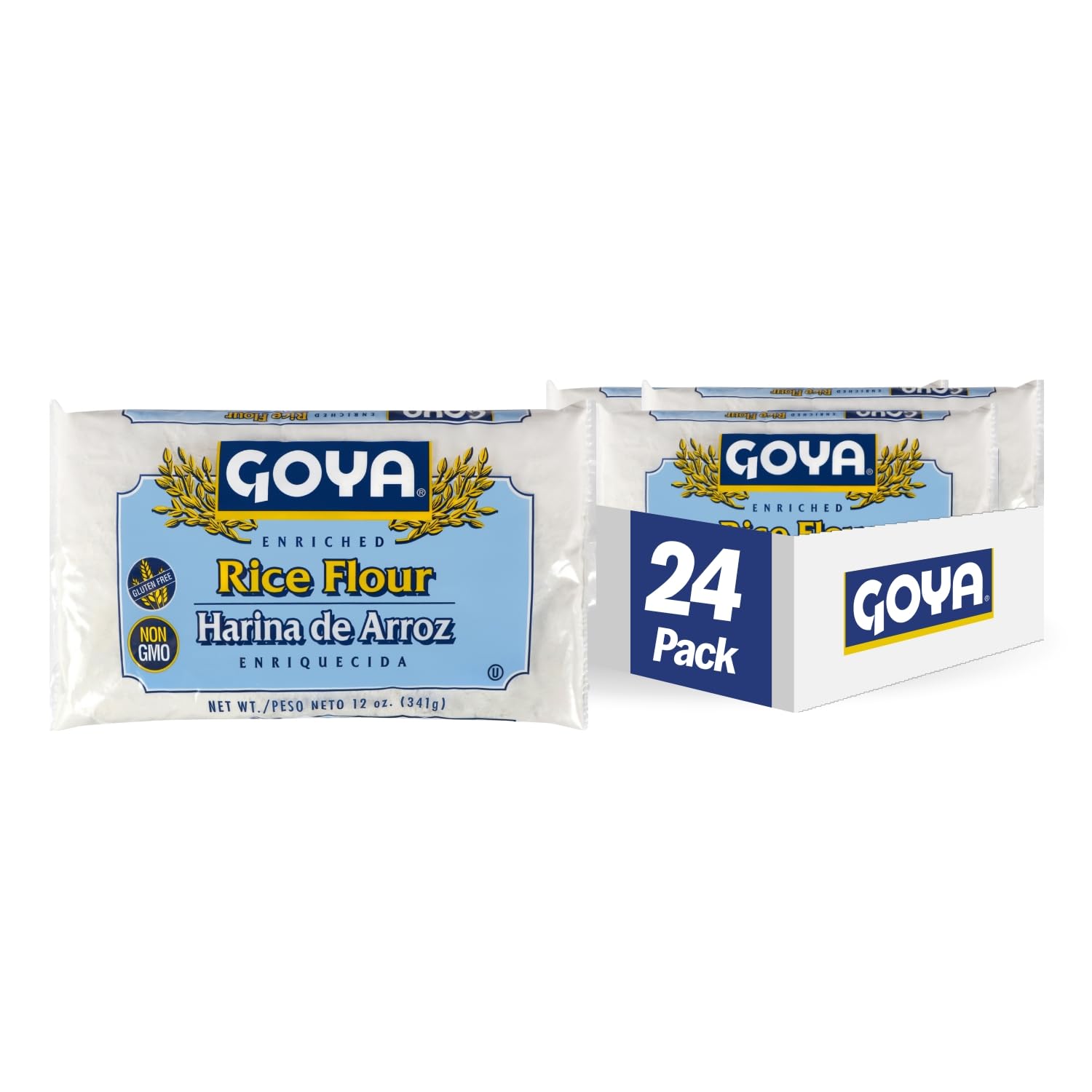 Goya Foods Enriched Rice Flour, 12 Ounce (Pack of 24), Model 5105