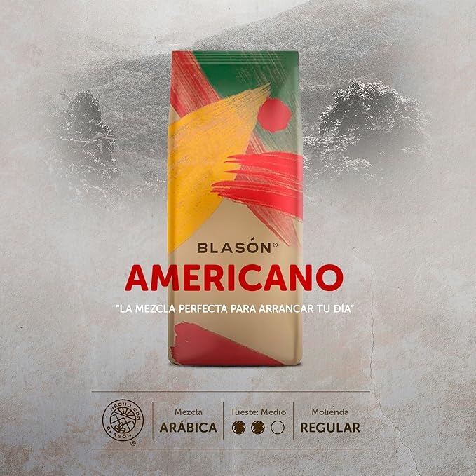 Mexican Blason Americano Ground Coffee, 14.1 Ounces