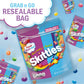 SKITTLES Wild Berry & Tropical Mash Up Chewy Candy Bulk, 9 Oz Resealable Bags, 8 Count Bags, Bulk Box