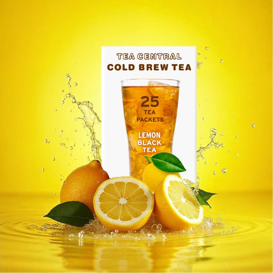 Life Plus Style Gourmet Tea Central Lemon Black Tea With Organic Ceylon Black Tea Lemon Unsweetened Iced Tea Refreshing Tea Beve