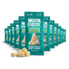 Moon Cheese Garlickin  Parmesan Cheese Bites, 1 Ounce, 12-Pack, Crunchy, Protein Rich Cheese Snack, 100% Real Cheese