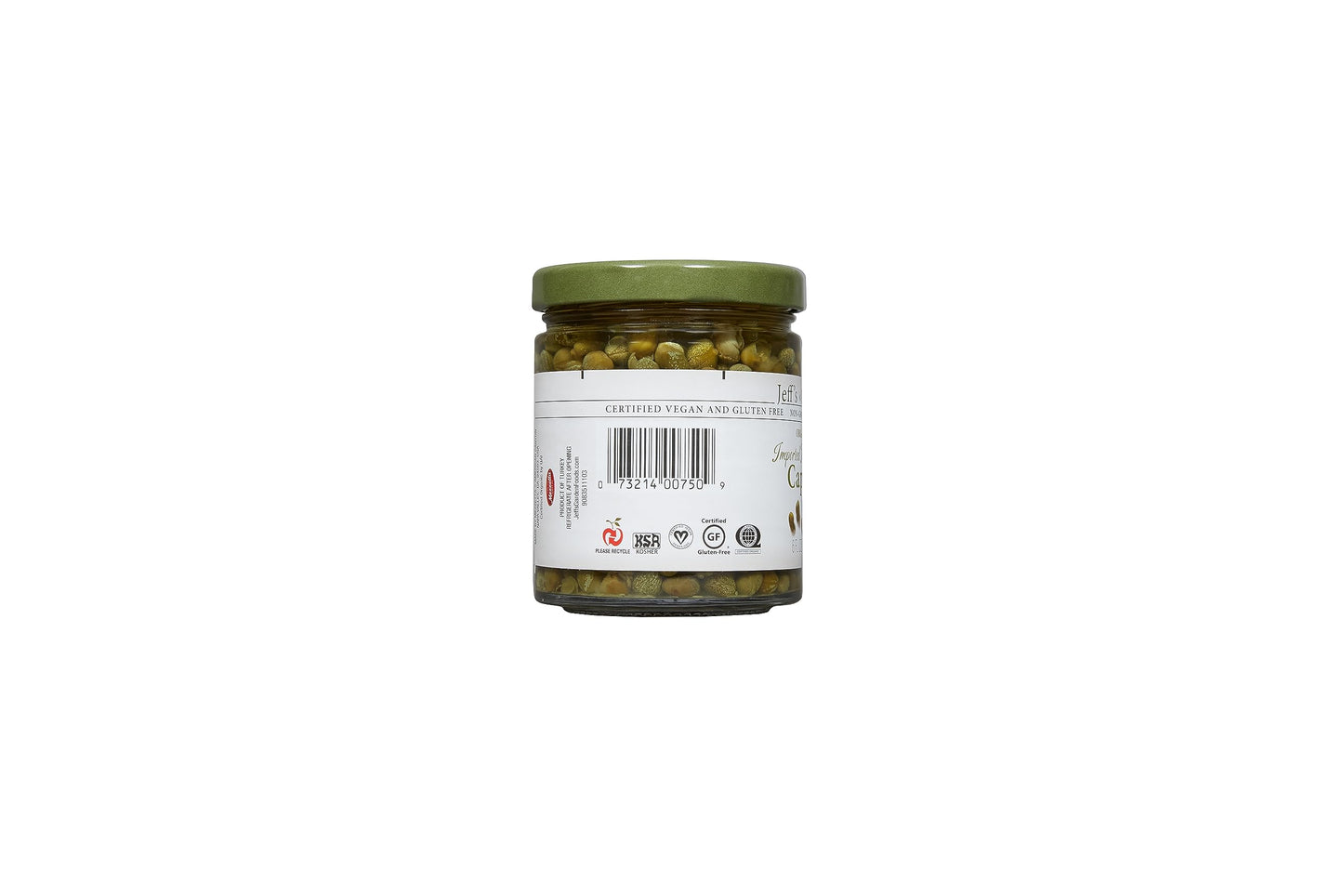 Jeff'S Garden Organic Imported Non-Pareil Capers | Vegan, Kosher, Non-Gmo, Gluten Free, Keto | 6 Fluid Ounce Jar (Pack Of 6)