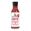 G Hughes Sugar Free Ketchup - Gluten Free, Preservation Free, Low Carb Ketchup, No Sugar Added Condiments - 13 Oz (1-Pack)