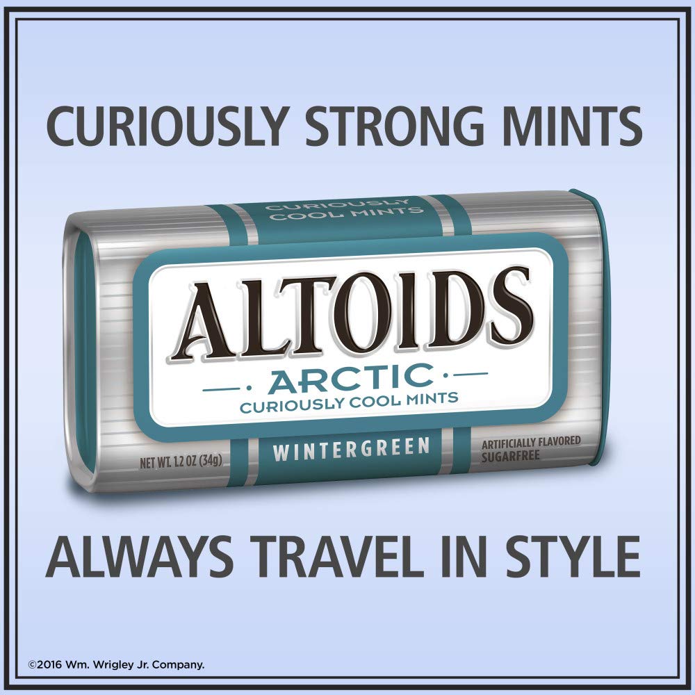 Altoids Arctic Mints, Wintergreen, 1.2 Ounce (8 Count)