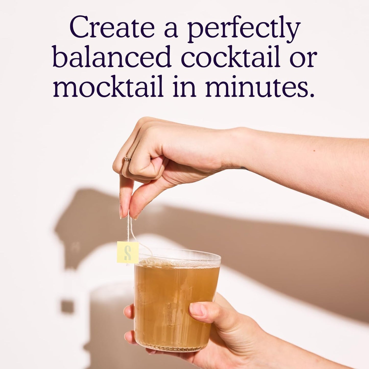 SAYSO Cocktail Tea Bags - Instant Mixers - All Natural, Low Calorie, Low Sugar - Honey Rosemary Moscow Mule