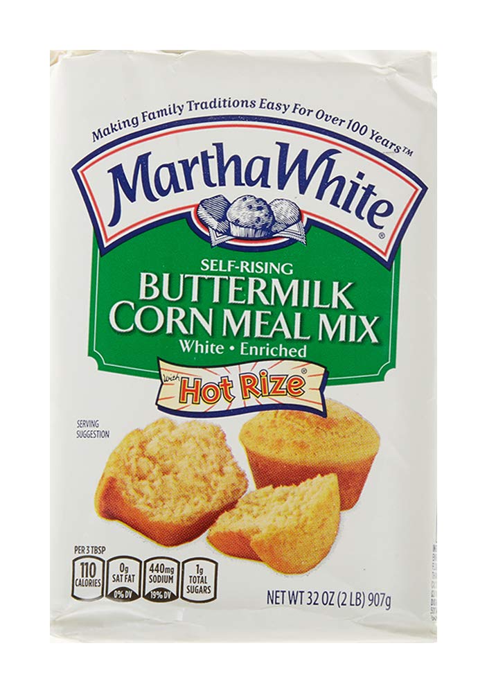 Martha White Self-Rising Buttermilk Corn Meal Mix, 32 Ounces