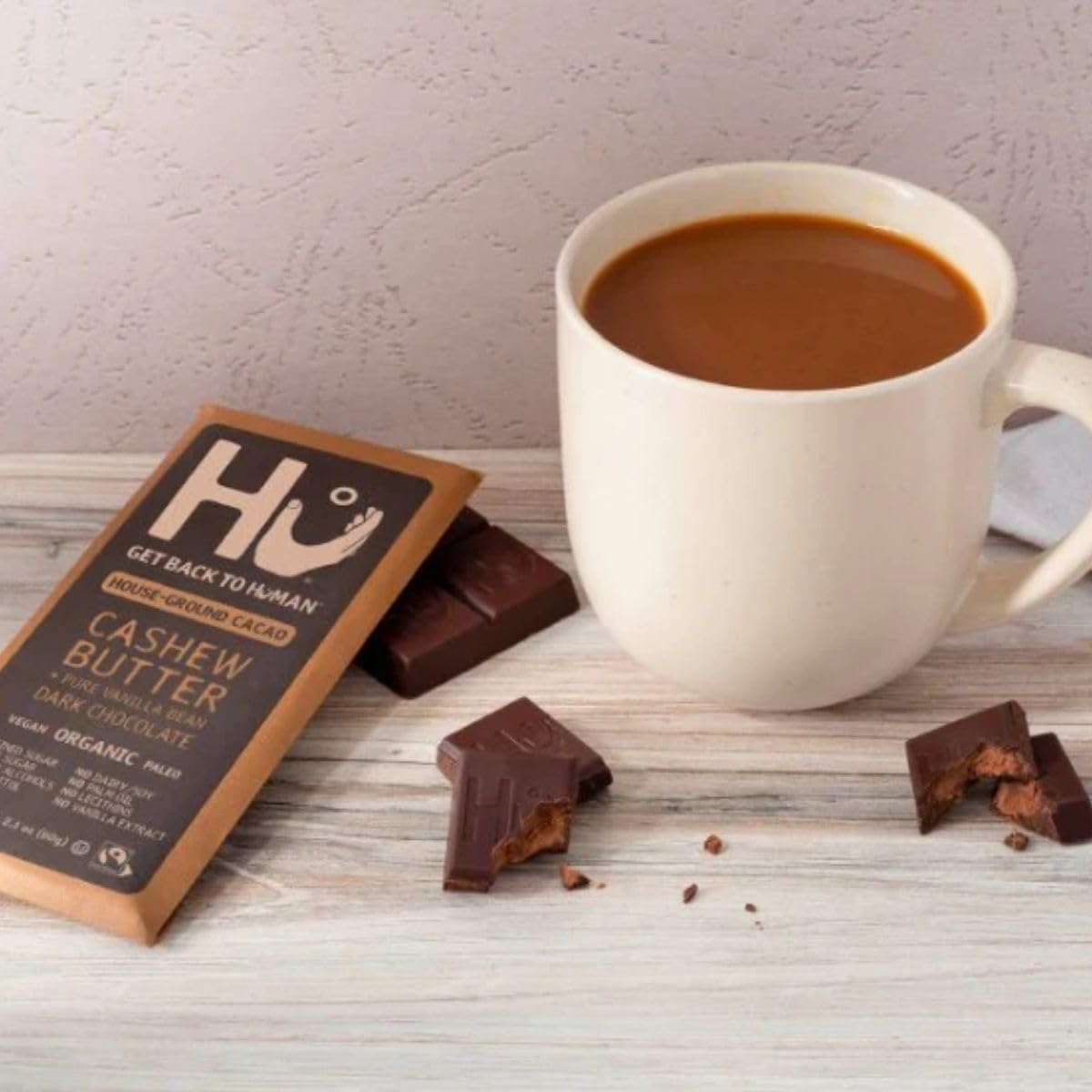 Hu Kitchen Cashew Vanilla Chocolate Bar, 2.1 Oz