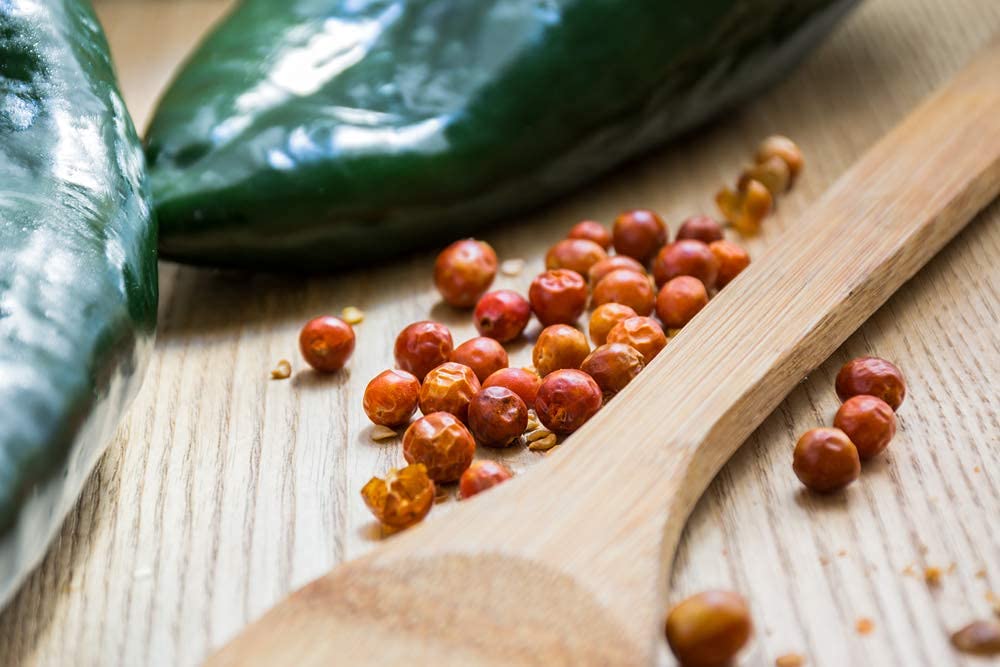 Dried Chiltepin Peppers (Chile Tepin) - 2Oz Bag - Great For Use With Seafood, Sauces, Stews, Salsa, Meats. Very Hot With A Smoky