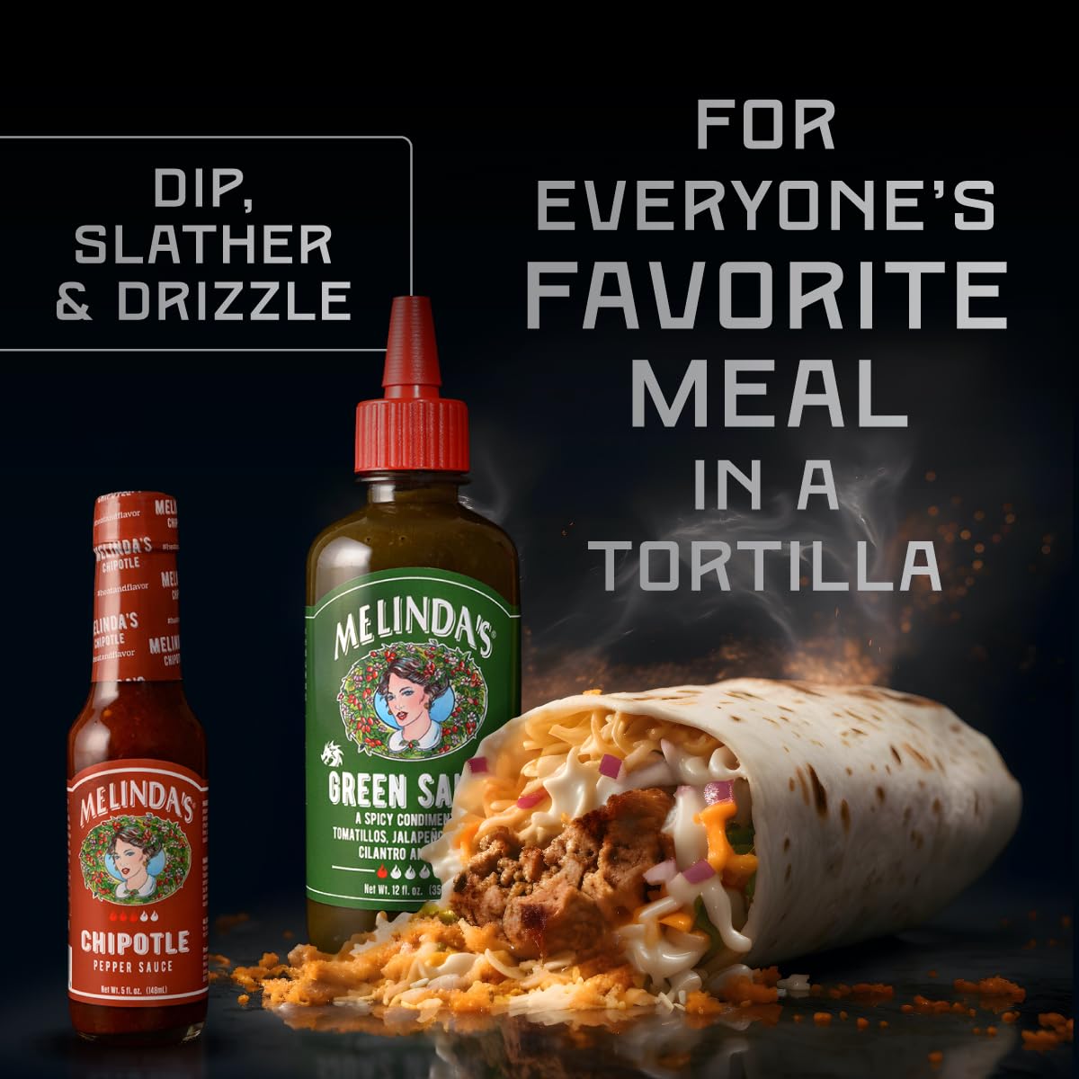 Melindas Taco Sauce Collection - 6 Pack Variety Hot Sauce - Gluten Free, Vegan, Keto - 54 Oz Total