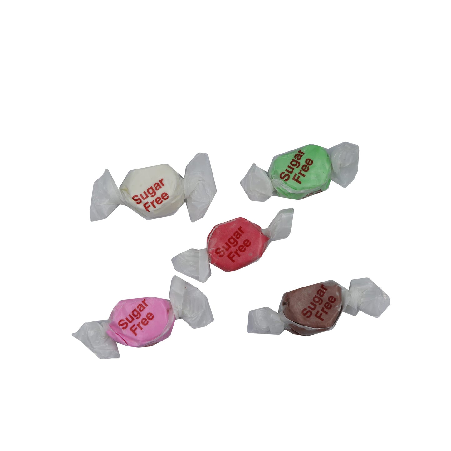 Gourmet Soft And Chewy Salt Water Taffy Candies - Individually Wrapped - Bulk Bags (Sugar Free Taffy Lite, 2 Pound (Pack Of 1))
