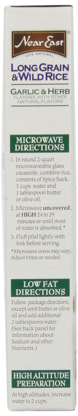 Near East Long Rain & Wild Rice Mix garlic & Herb 5.9oz Boz