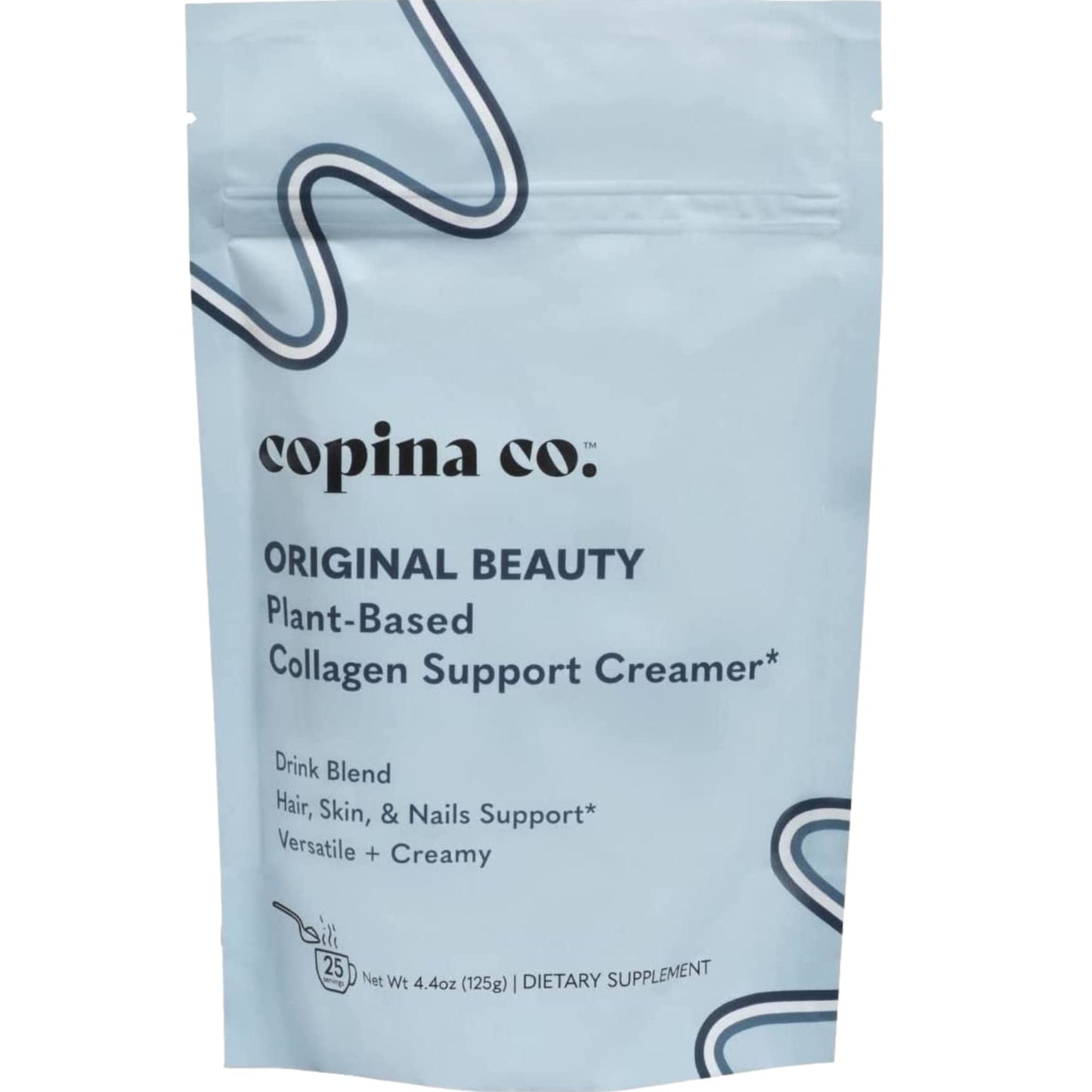Copina Co. Original Vegan Collagen Booster Creamer Mix: Plant Based Collagen Support Smoothie Drink Vegan Creamy Blend | Origina