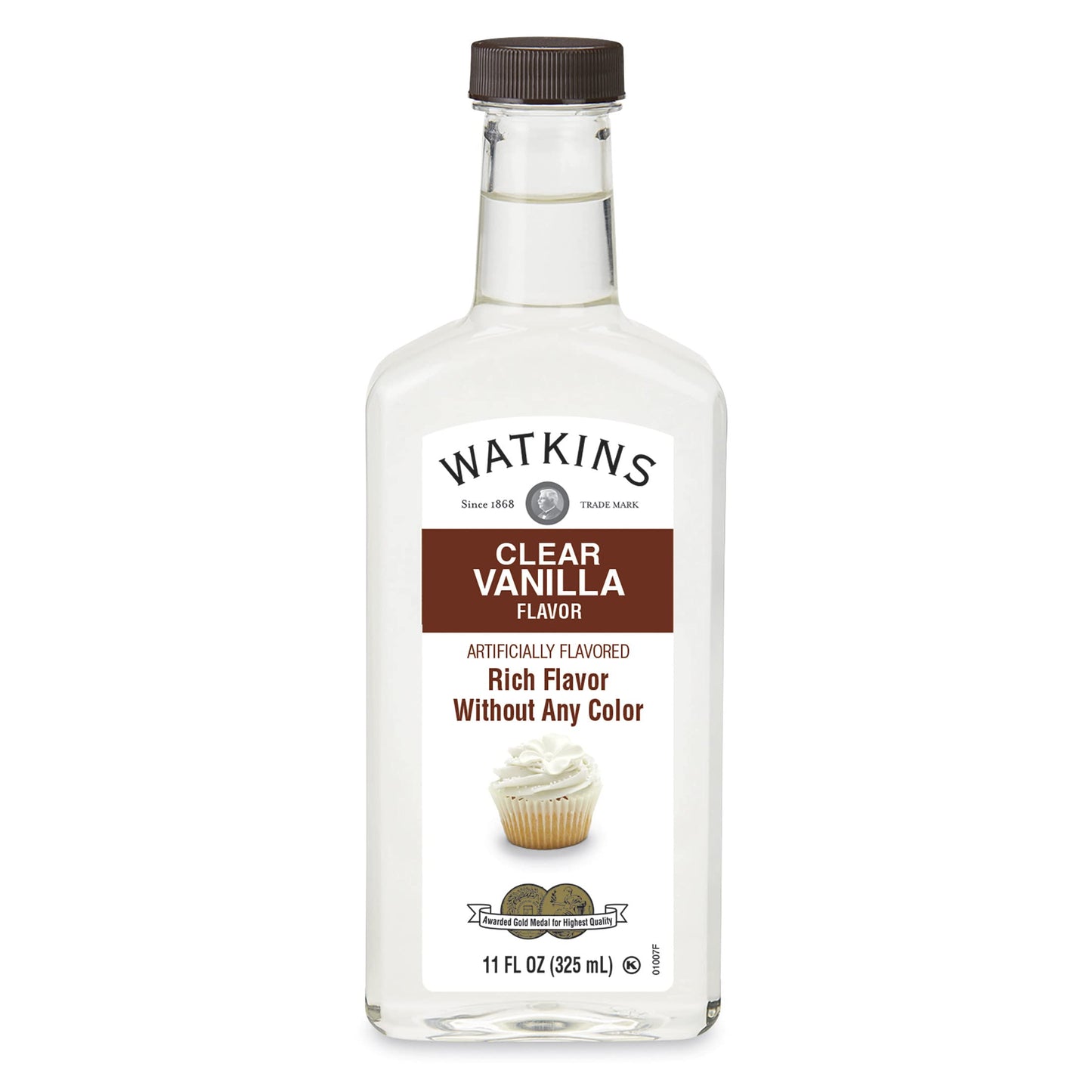 Watkins Clear Vanilla Flavor, 11 Fl. Oz. Bottle, 1 Count (Packaging May Vary)