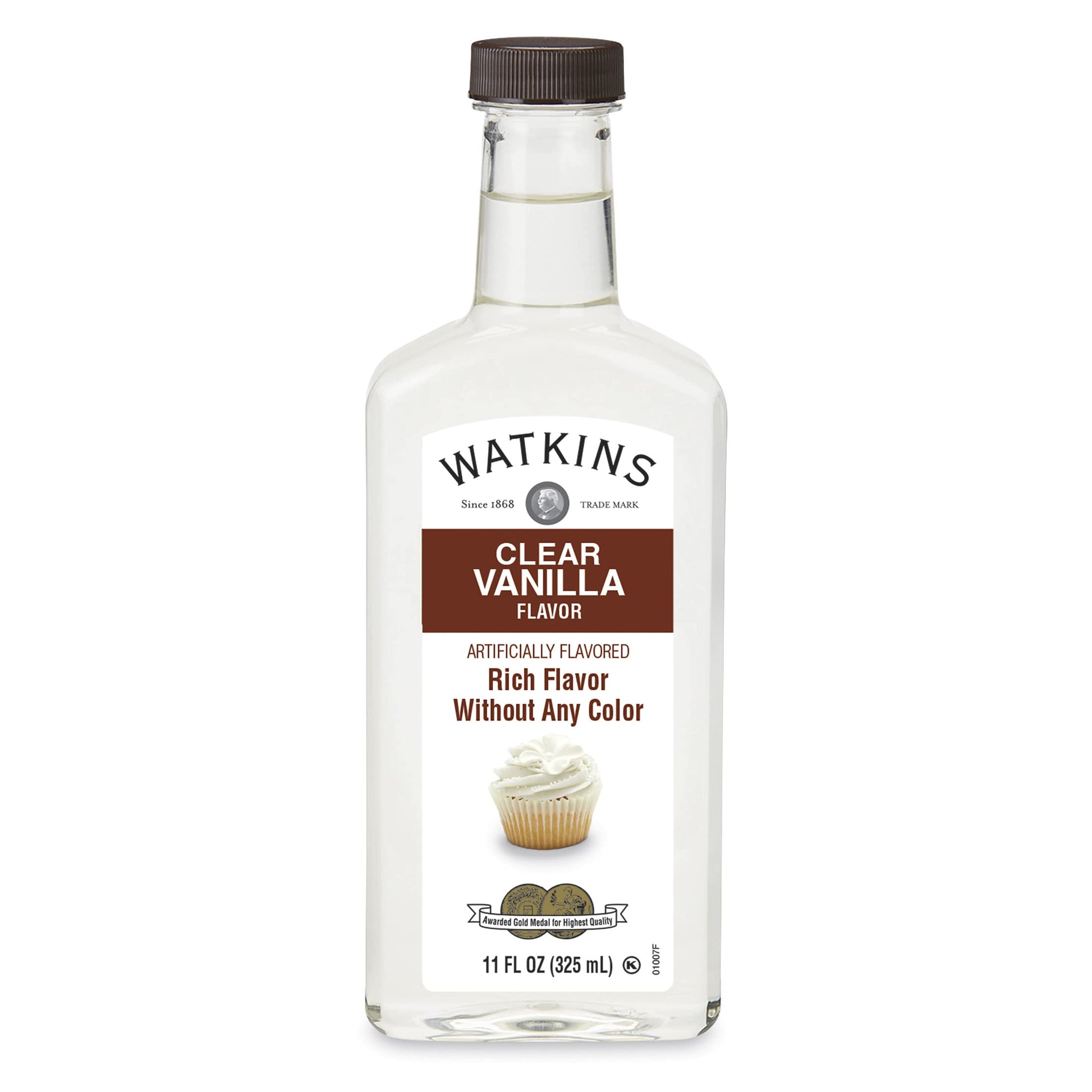 Watkins Clear Vanilla Flavor, 11 Fl. Oz. Bottle, 1 Count (Packaging May Vary)