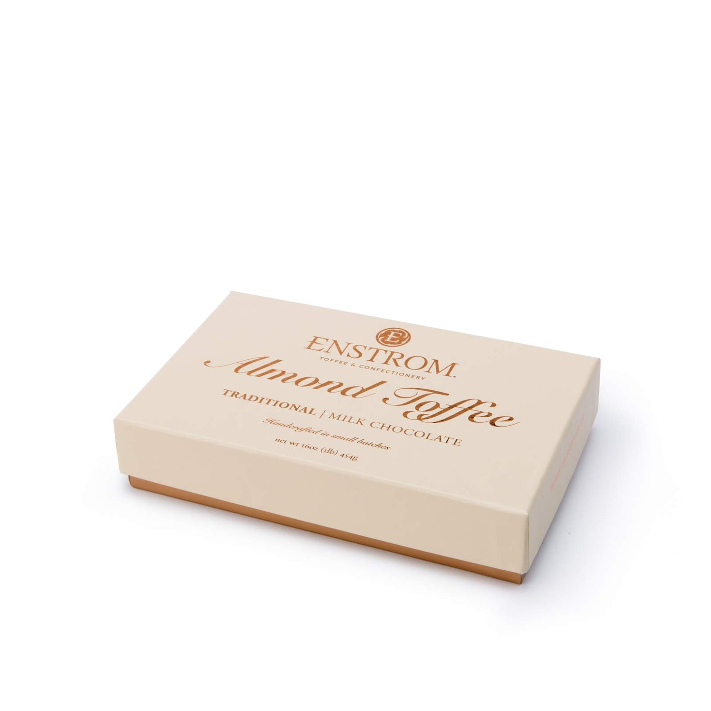 Enstrom Milk Chocolate Almond Toffee 4Lb Box Handcrafted Gluten Free Kosher Dairy All Natural