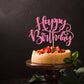 Naicaek Handmade Glitter Happy Birthday Cake Topper,Birthday Party Cake Decorations, Anniversary/Birthday Party Decoration Suppl