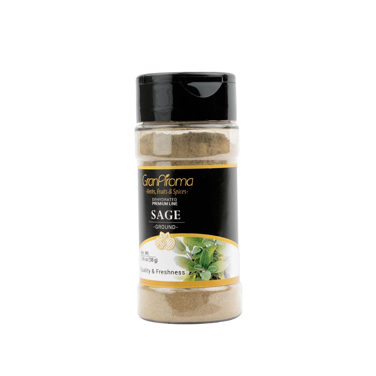 Granaroma Ground Sage, Earthy Flavor, Soups & Sauces, Versatile Herb (1.36 Ounce)